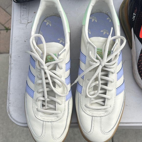 Adidas Spezial Men's Sneakers - White, Light Blue, and Mint - Picture 2 of 3